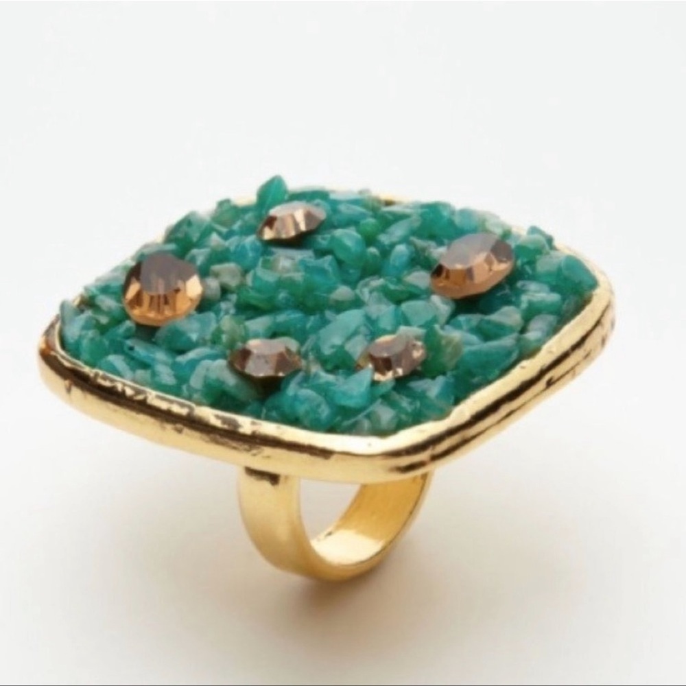 Sparkling Sage | Ring | Turquoise Amazonite Ring - Picture 13 of 15